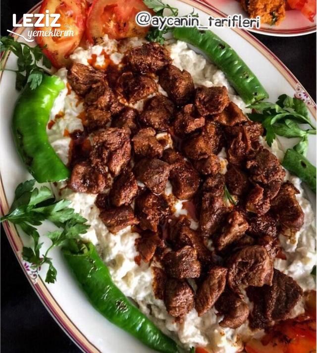Alinazik (Orijinal Tarif) Leziz Yemeklerim