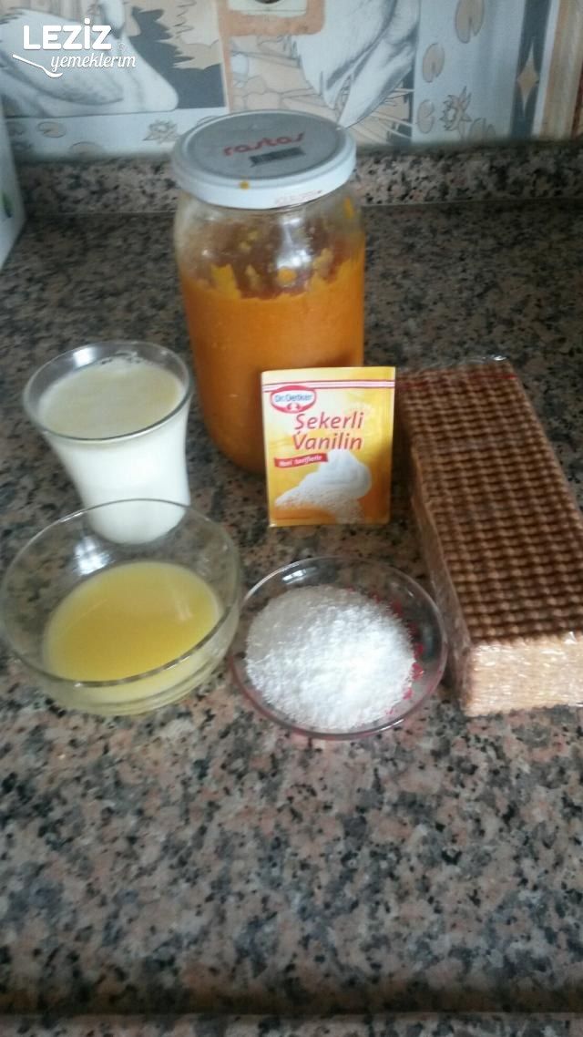 Kayısılı Mozaik Pasta