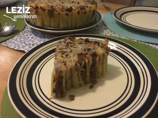 Fırında Kıymalı Makarna