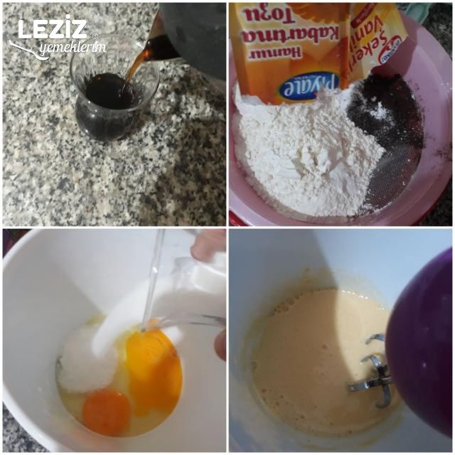 Çaylı Kek (Browni Lezzetinde)