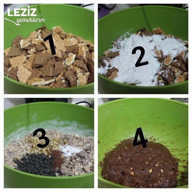 Pişmeyen Pasta Tarifi (10 Dakikada Hazır) Leziz Yemeklerim