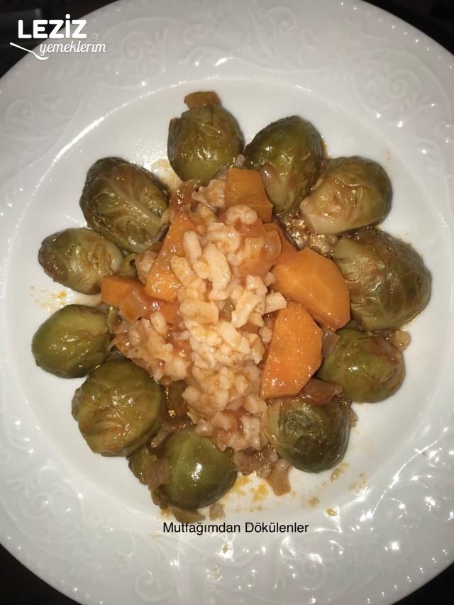 Zeytinyağlı Bürüksel Lahanası Yapımı