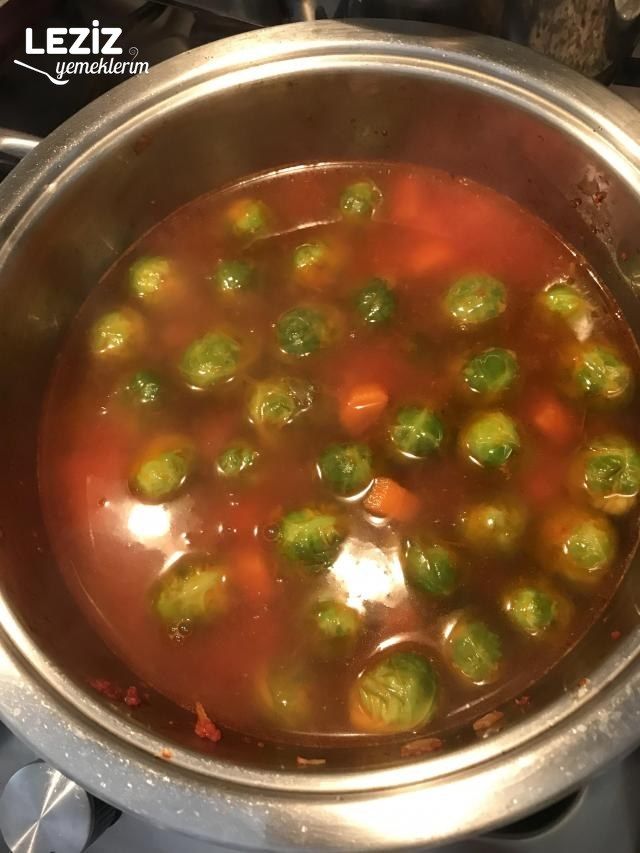 Zeytinyağlı Bürüksel Lahanası Yapımı