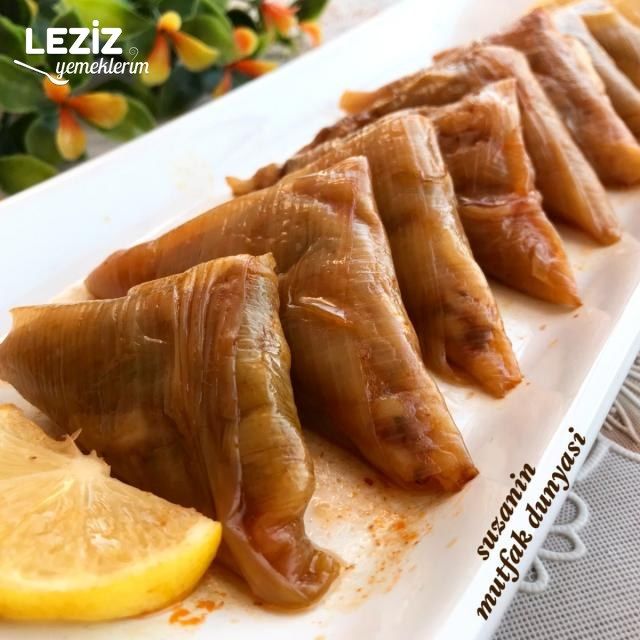 Muska Şeklinde Pırasa Dolması Tarifi