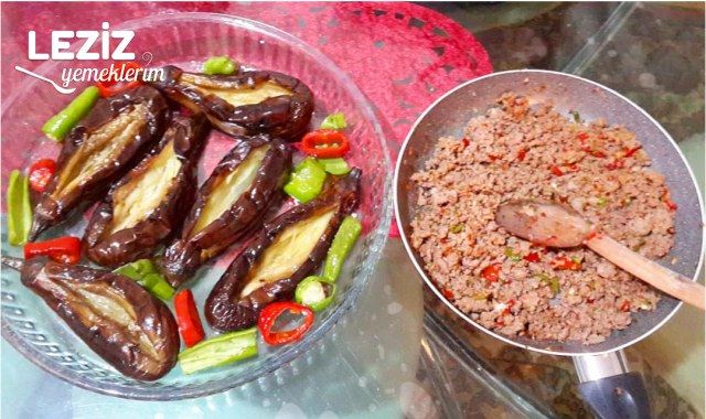 Patlıcanı Fırında Kızartılmış Hafif Mi Hafif Karnıyarık