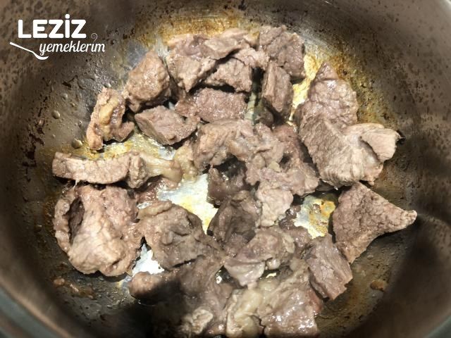 Etli Patates Yemeği Yapımı