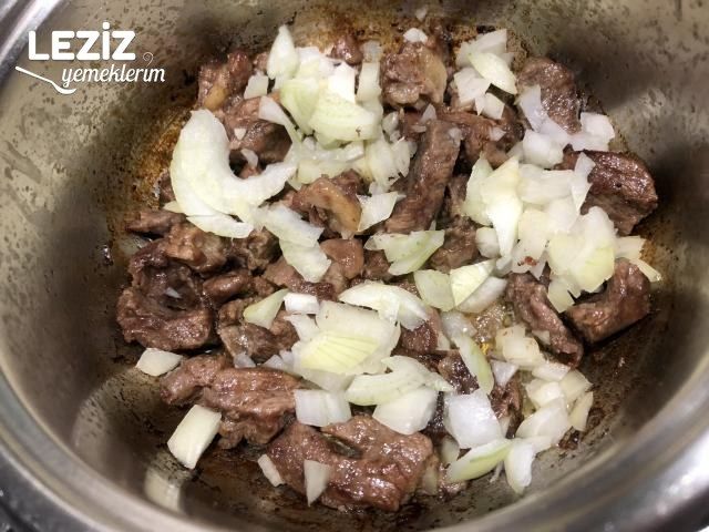 Etli Patates Yemeği Yapımı