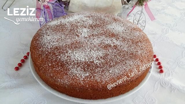 Gazozlu Kek Tarifi (Yağsız 5 Malzemeli)