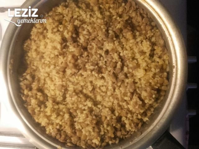 Yeşil Mercimekli Bulgur Pilavı Tarifi