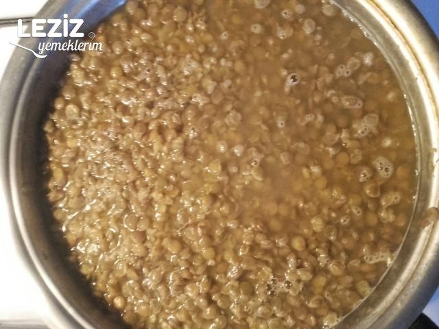 Yeşil Mercimekli Bulgur Pilavı Tarifi