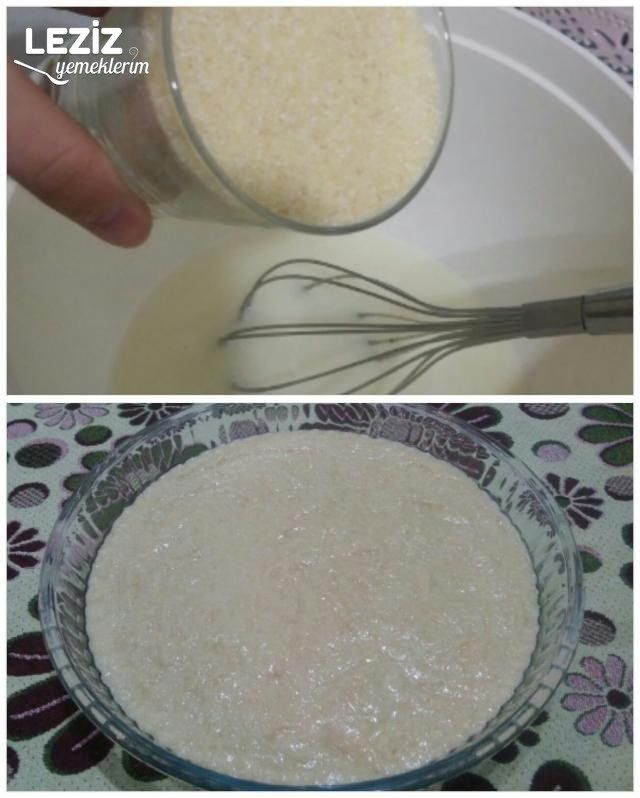 Revani Tatlısının Yapımı