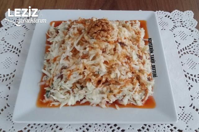 Elmalı Kerevizli Ayvalı Enfes Salata