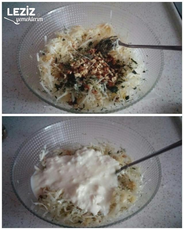 Elmalı Kerevizli Ayvalı Enfes Salata