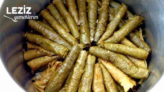 Etsiz Taze Yaprak Sarması