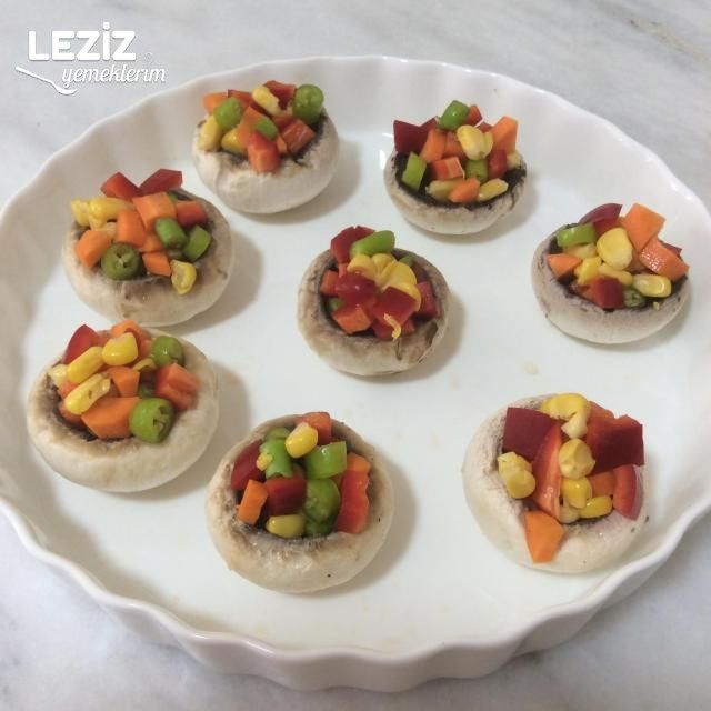 Sebzeli Peynirli Mantar