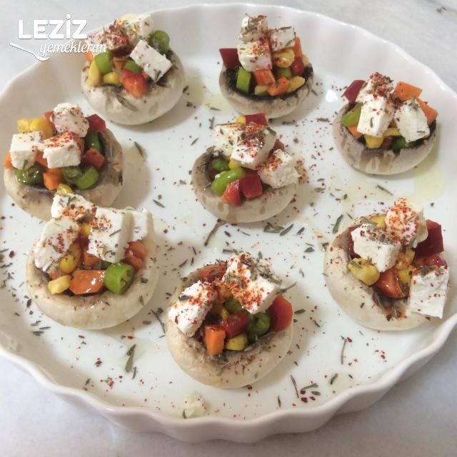 Sebzeli Peynirli Mantar