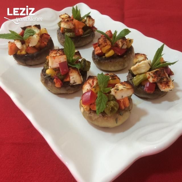 Sebzeli Peynirli Mantar