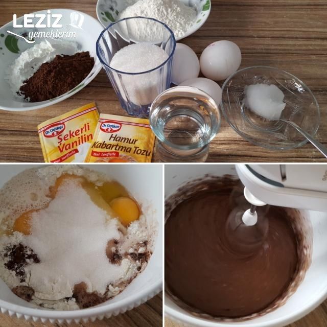 Bol Çikolatalı Vişneli Ve Krema Kaplamalı Pasta (Süper Pasta)