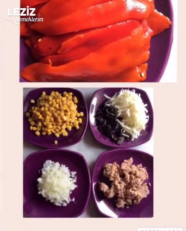Ton Balıklı Biber Sarma