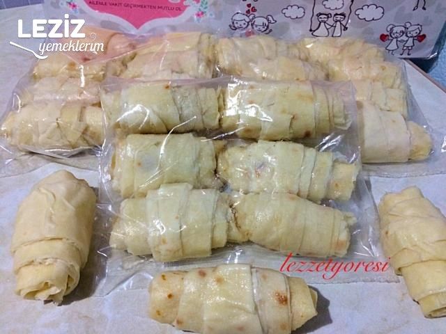 Puf Puf Kremalı Katmer Börek