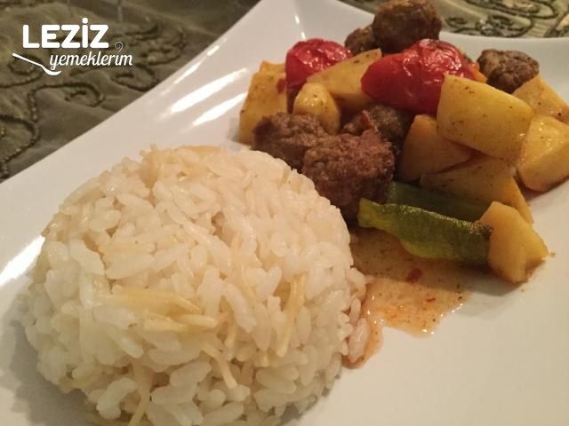 Fırında Köfteli Patates Tarifi