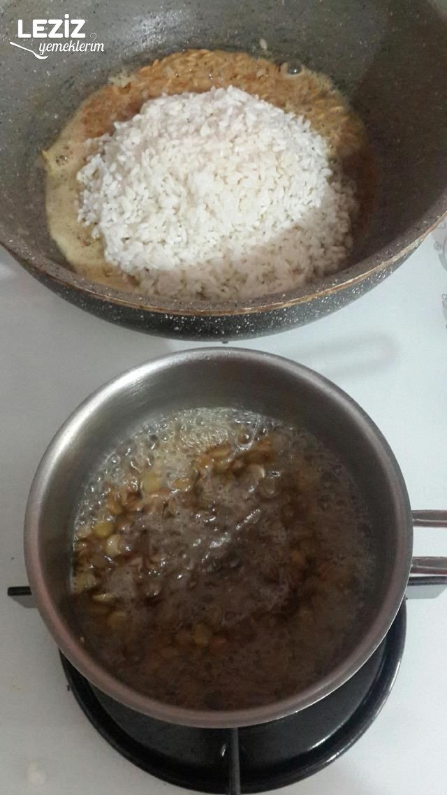 Yeşil Mercimekli Pilav