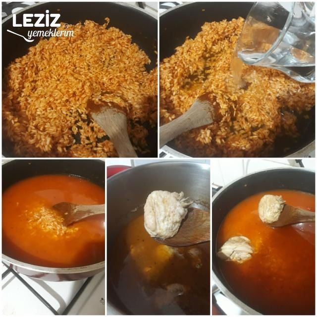 Soğanlı Sosuyla Enfes Tavuklu Pilav