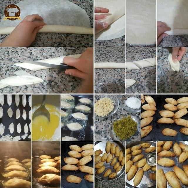 Şekli Şahane Baklava Çıtır Mı Çıtır (Aşama Aşama)