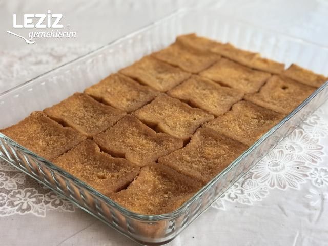 Karamelli Pudingli Etimek Tatlısı