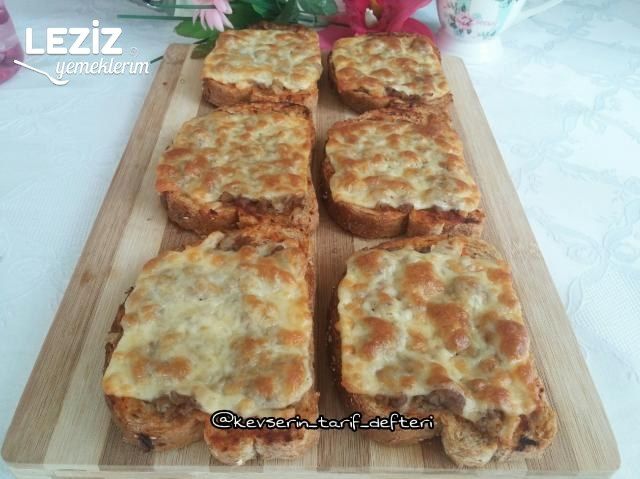Nefis Kaşarlı Kıymalı Ekmekler