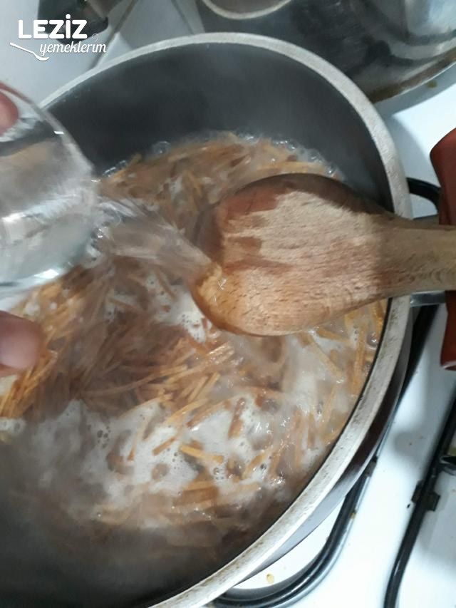 Erişte Pilavı Yapımı