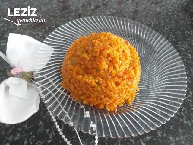 Zeytinyağlı Sebzeli Bulgur Pilavı