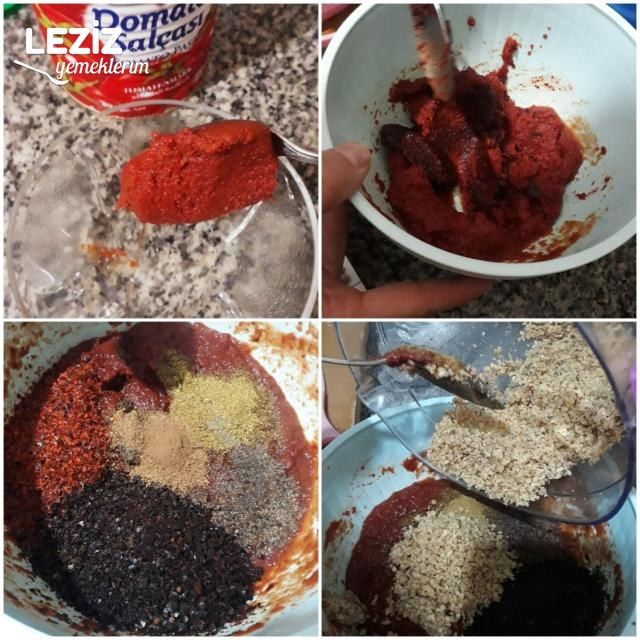 Ceviz Soslu Çiğ Köfte