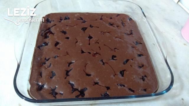 Vişneli Browni Kek Leziz Yemeklerim