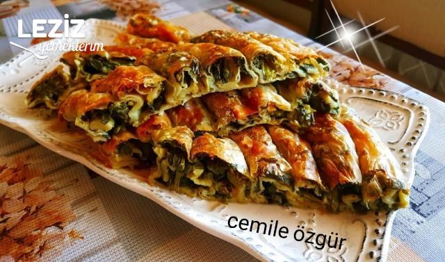 Ispanaklı Çarşaf Böreği Tarifi