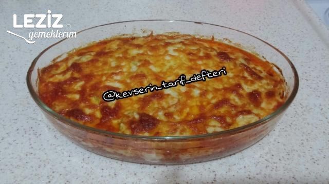 Beşamel Soslu Kıymalı Kabak Yemeği