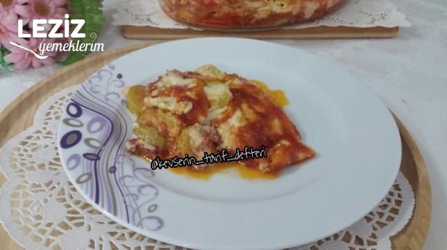 Beşamel Soslu Kıymalı Kabak Yemeği