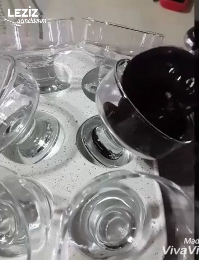 Vanilyalı Kakaolu Puding