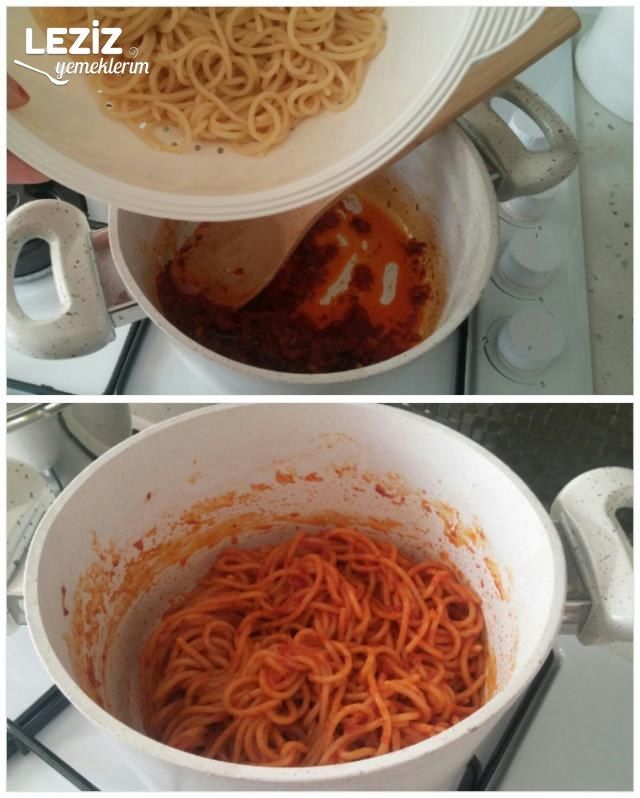 Domates Soslu Spagetti Tarifi
