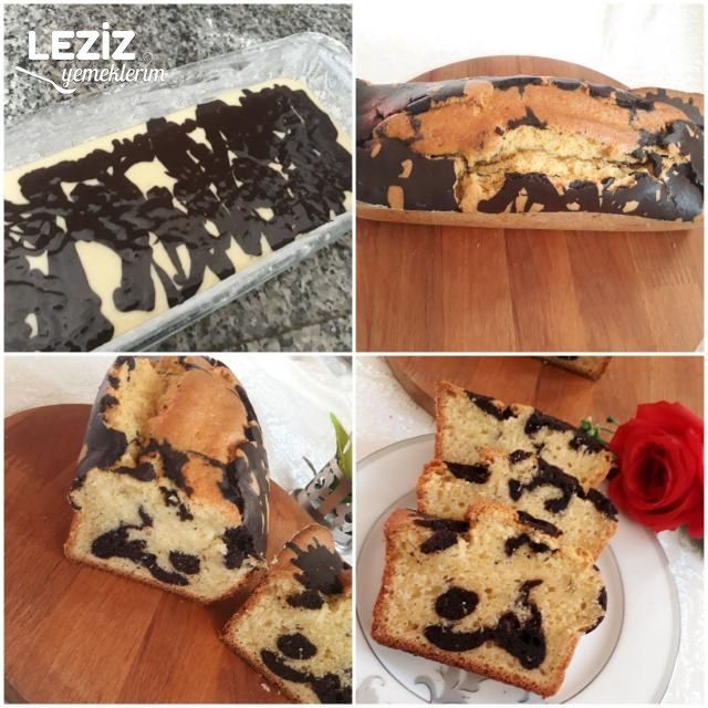 2 Renkli Maden Sulu Enfes Kek