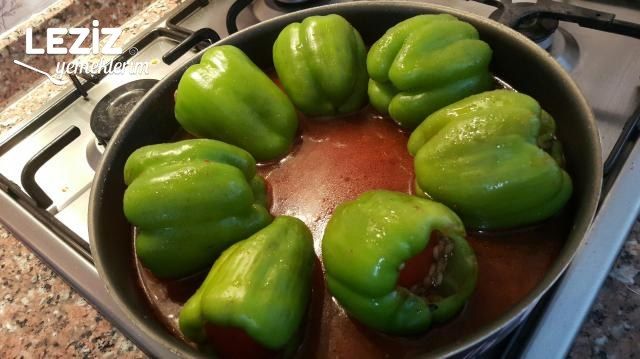 Fırında Biber Dolması Tarifi