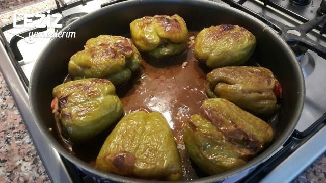 Fırında Biber Dolması Tarifi