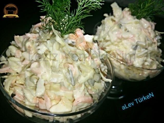 Kfc Tadında Coleslaw Salata