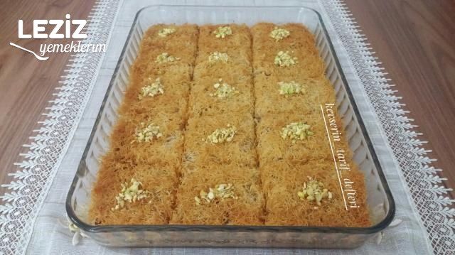 Borcamda Cevizli Kadayıf Tatlısı