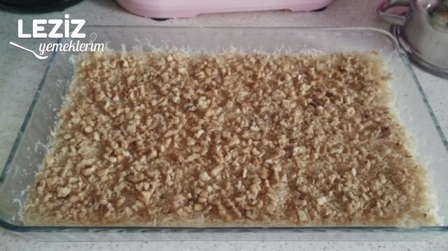 Borcamda Cevizli Kadayıf Tatlısı