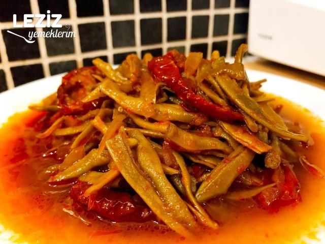 Kurutulmuş Yeşil Fasulye Yemeği