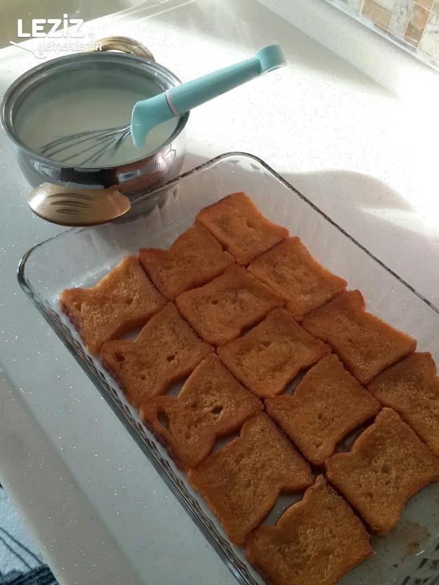 Karamelize Şerbetli Etimek Tatlısı