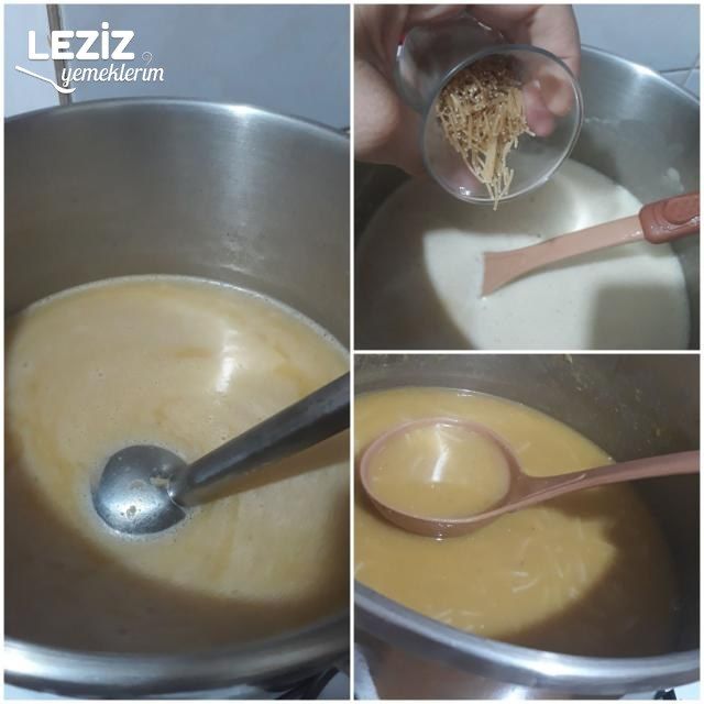 Tavuk Suyuna Şehriyeli Kırmızı Mercimek Çorbası