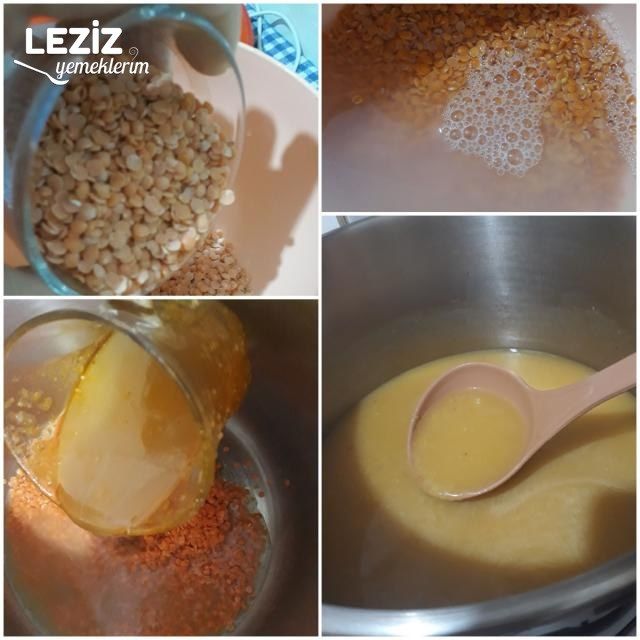 Tavuk Suyuna Şehriyeli Kırmızı Mercimek Çorbası