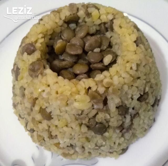 Tereyağlı Yeşil Mercimekli Bulgur Pilavı